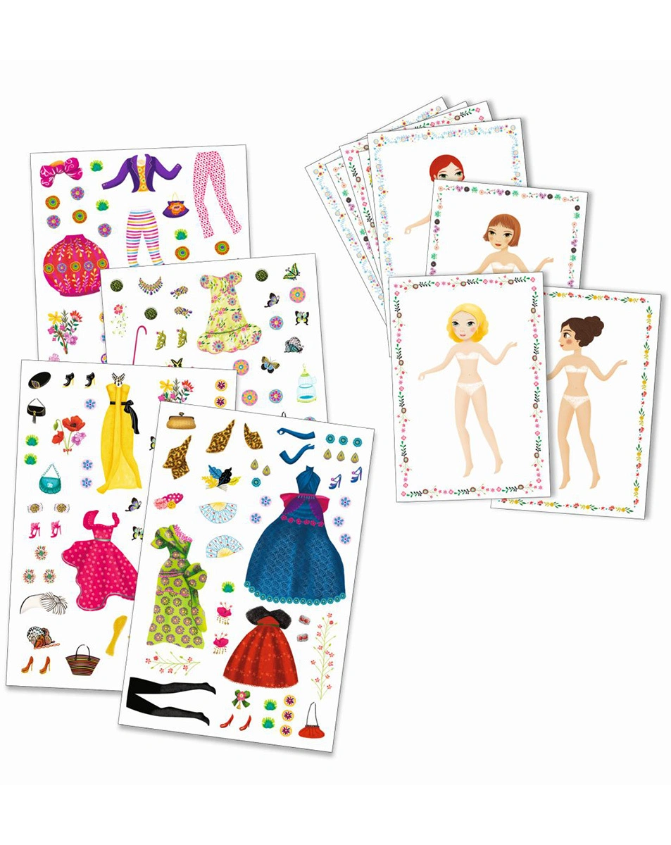 Sticker-Set SUPER SCHICK 12-teilig in bunt
