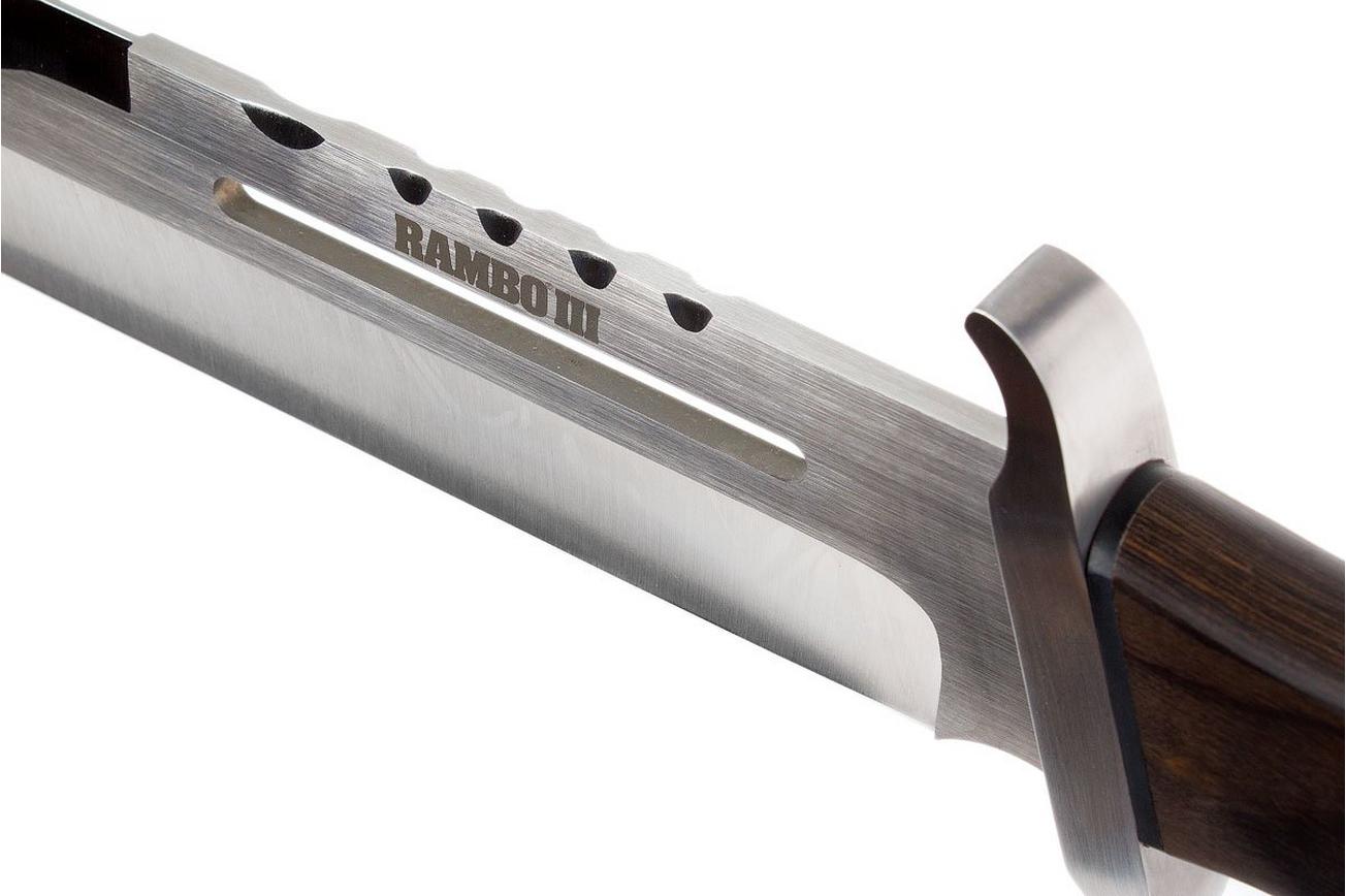 RAMBO knife Rambo 3 Standard Edition met houten handgreep, 9296