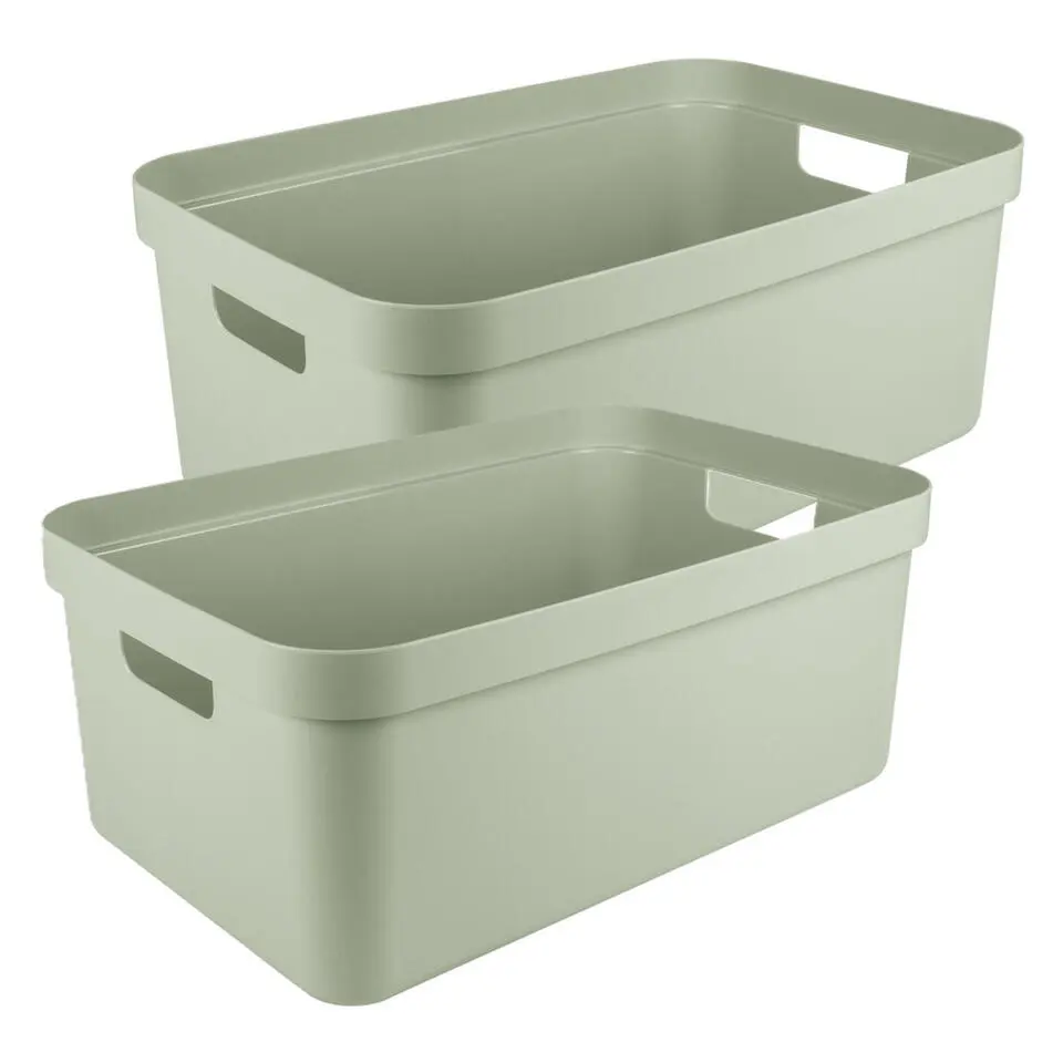 Sunware opbergbox Sigma - kunststof - 45L - lichtgroen
