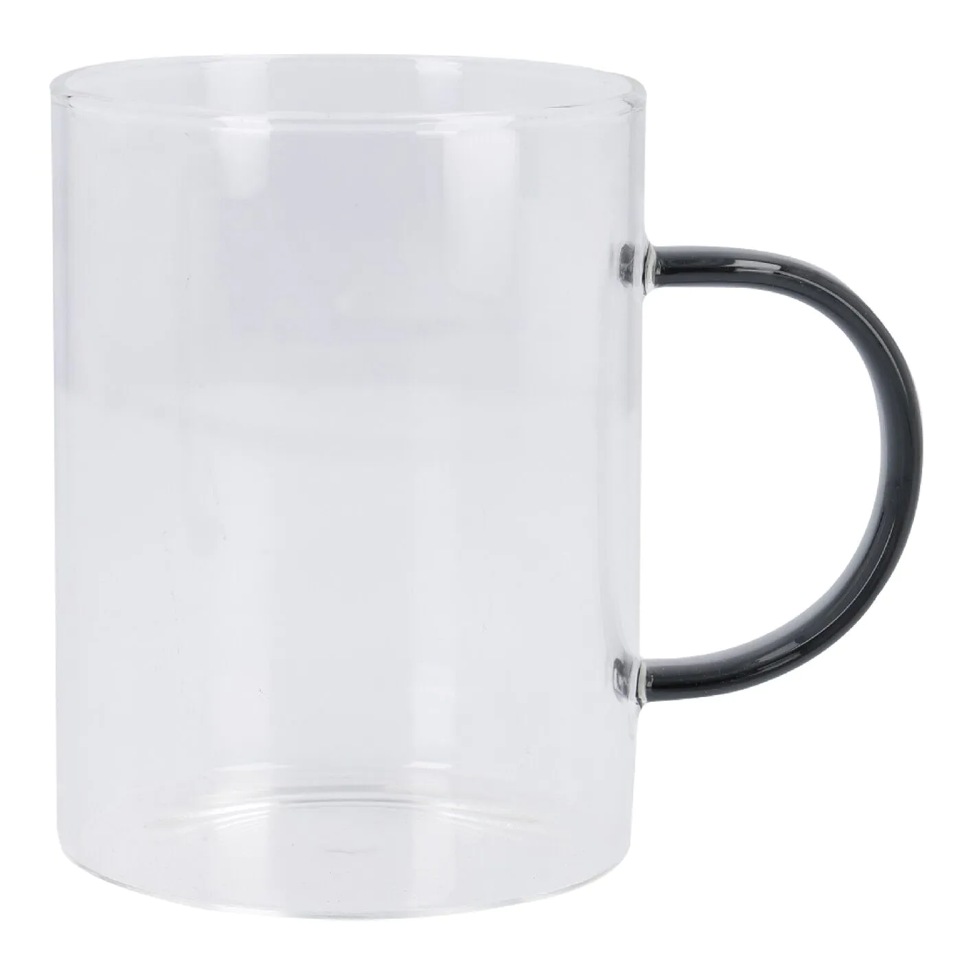 Teeglas Boro, Farbhenkel, grau