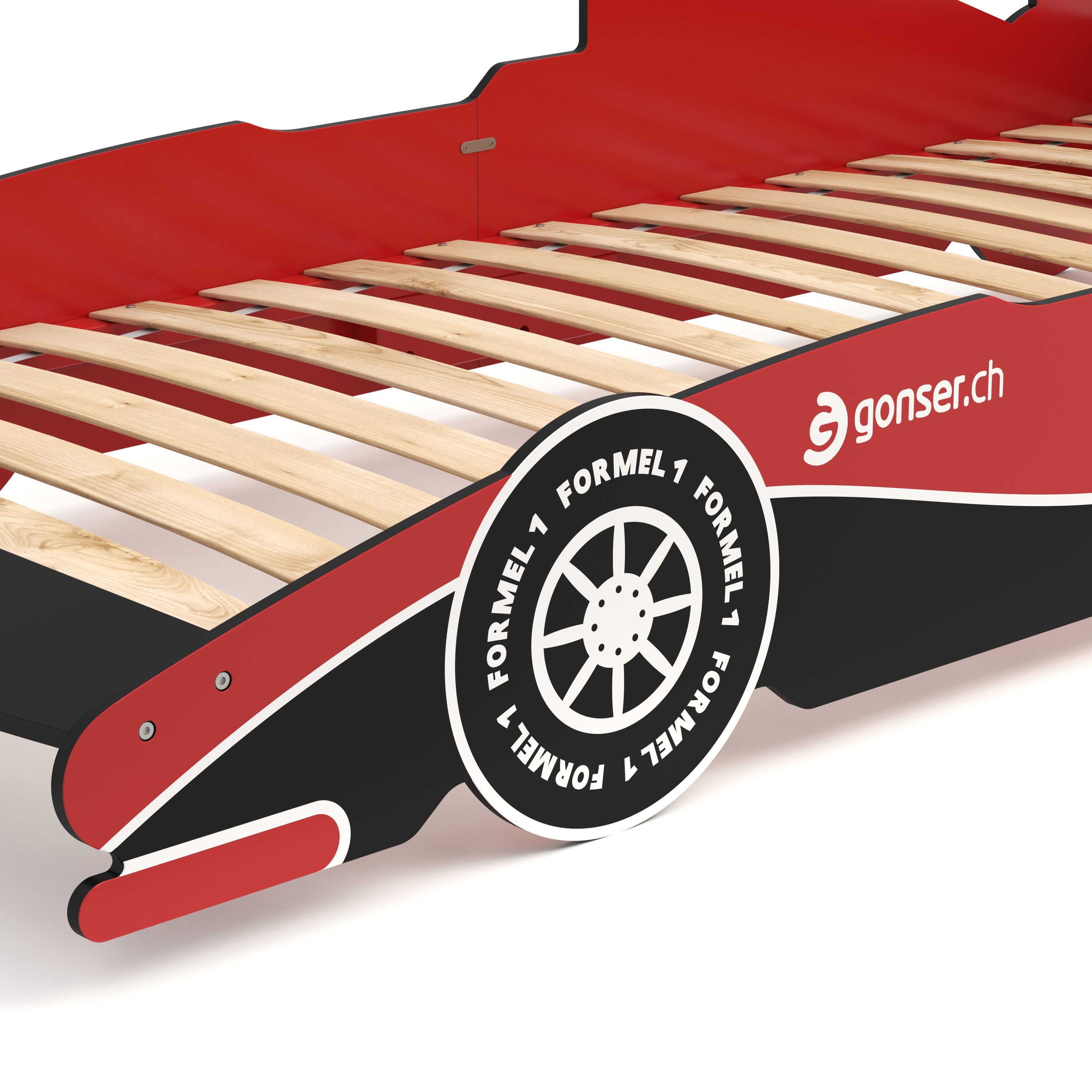 Kinderbett Rennwagen Bett RACER rot