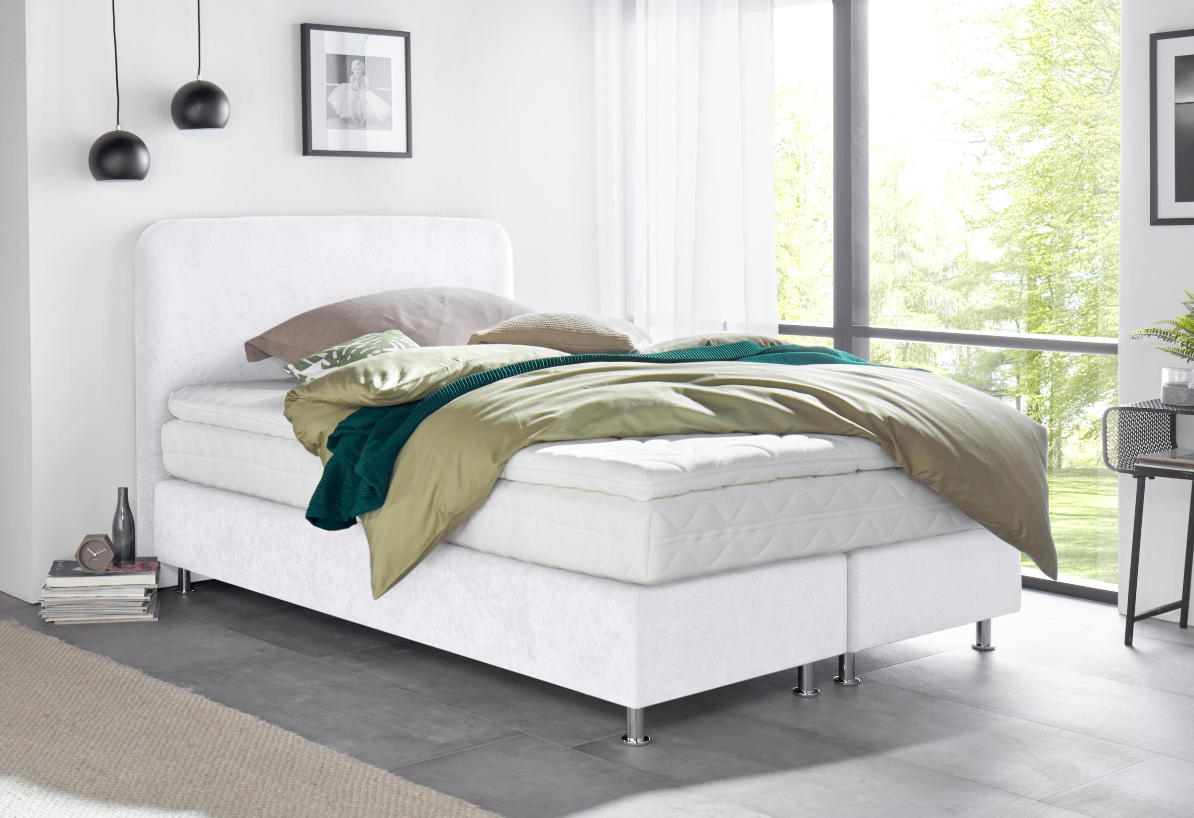 Westfalia Schlafkomfort Boxspringbett inkl. Kaltschaum-Topper