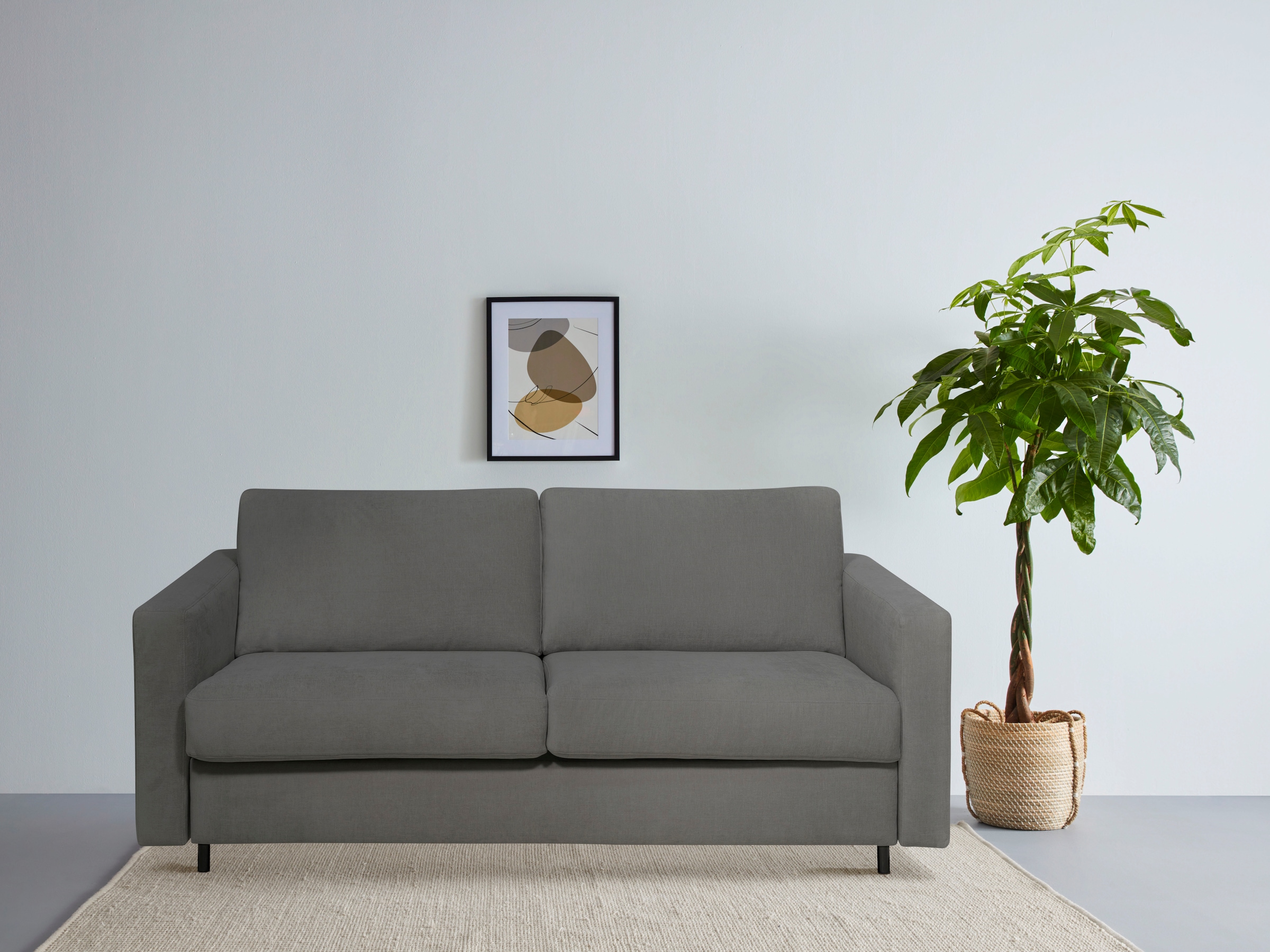 Home affaire Schlafsofa »Virming« Dauerschlaf-Funktion mit Unterfederung und Matratze