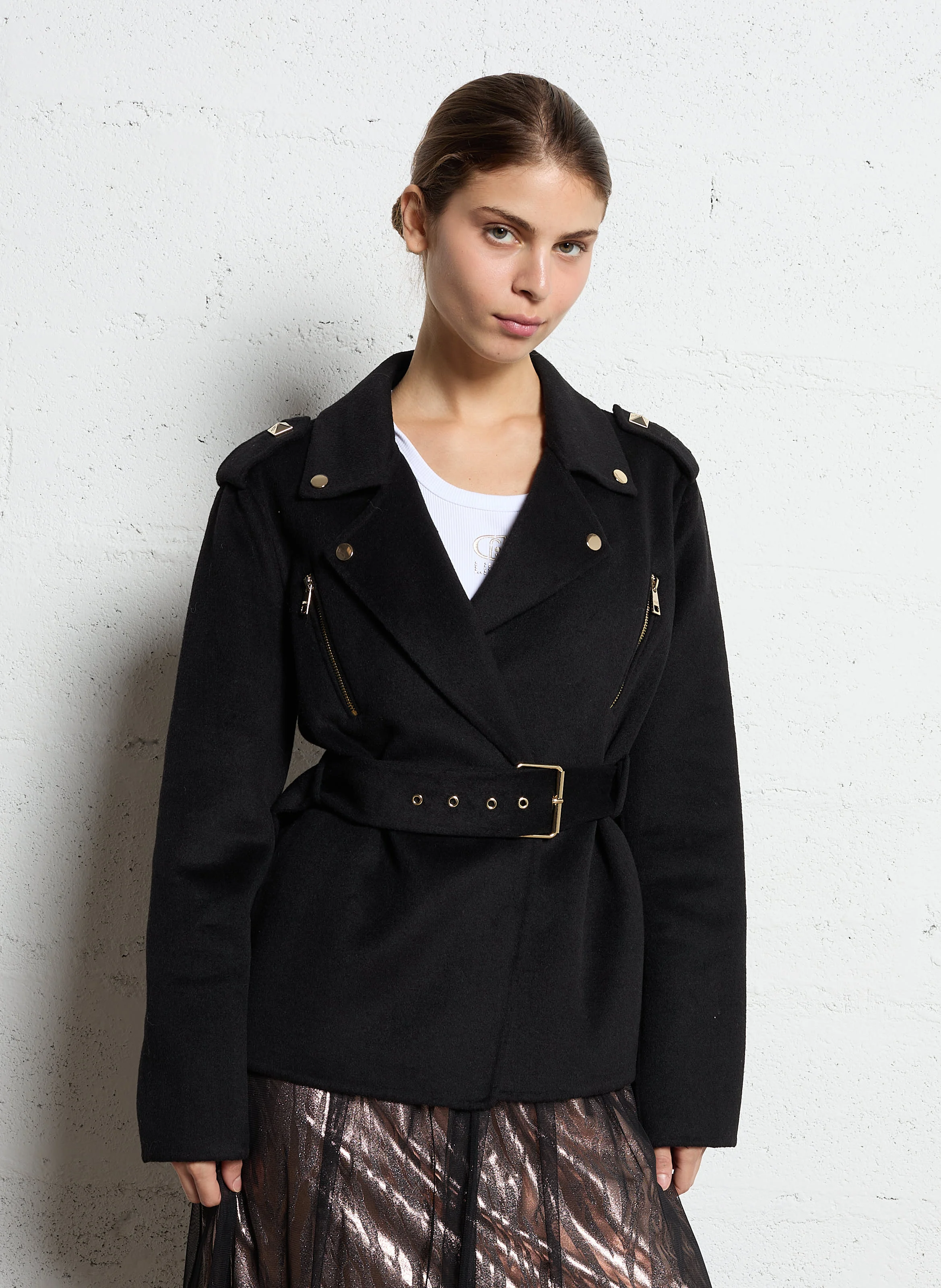 Veste motarde| Noir