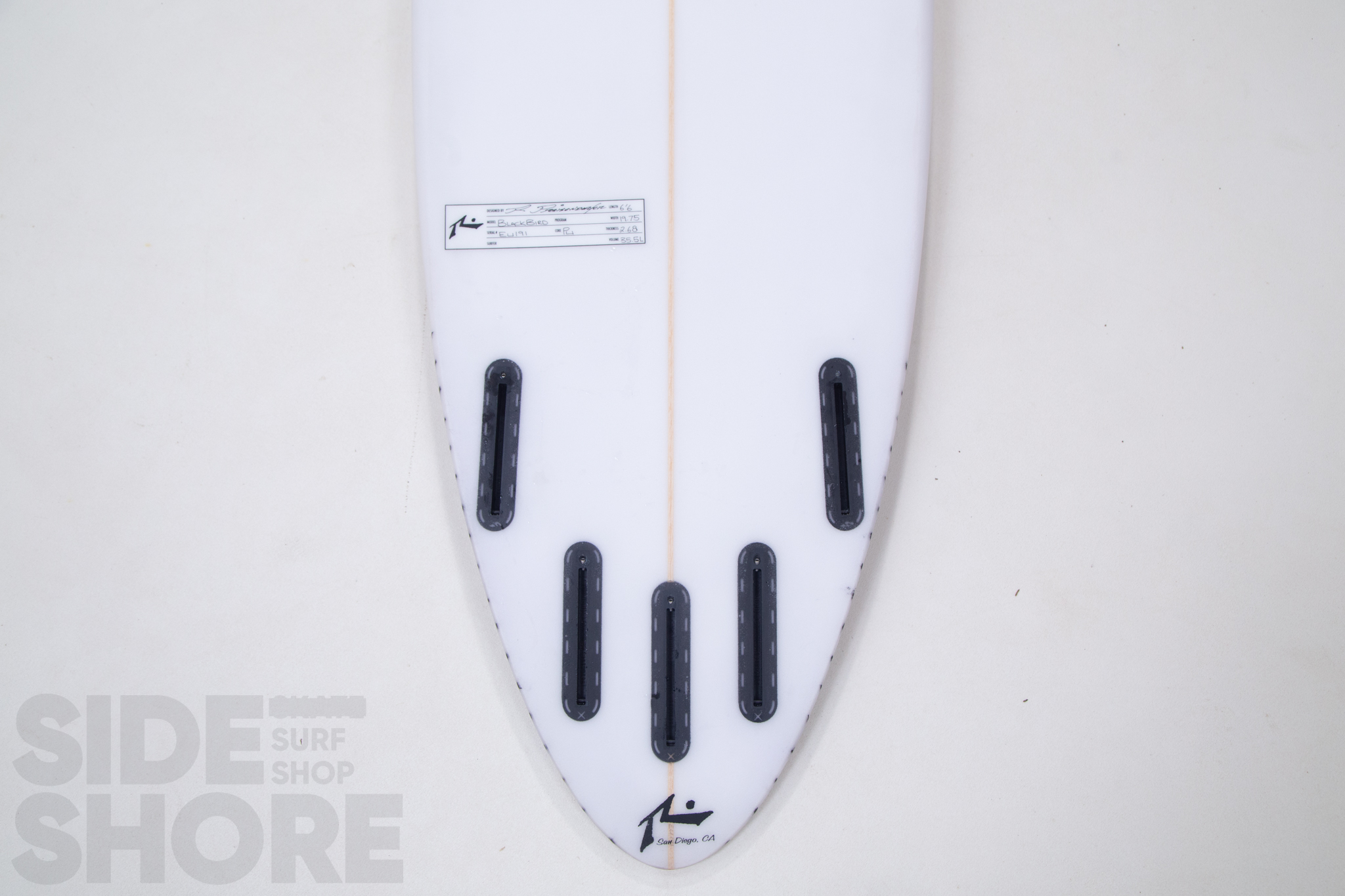Rusty Surfboards Blackbird - 6'6