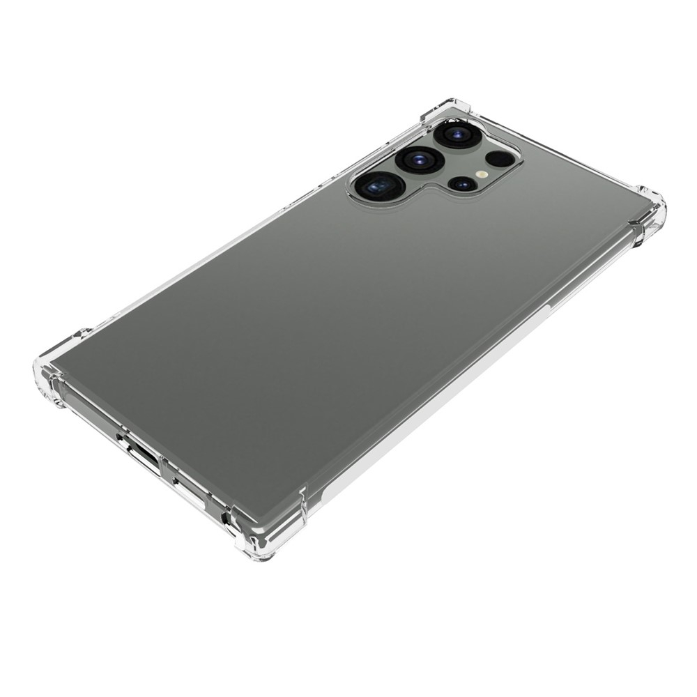 Samsung Galaxy S24 Ultra Gummi Hülle Air Cushion Fallschutz - Transparent