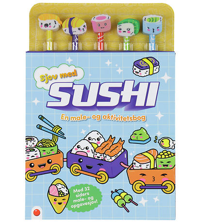 Forlaget Bolden Aktivitätsbuch m. Bleistifte - Spaß mit Sushi
