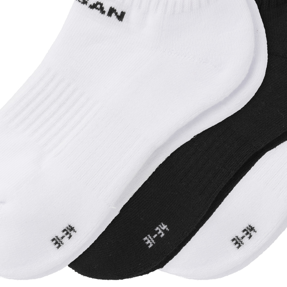 Topolino 3 Paar Jungen Sport-Sneaker-Socken im Set weiss / schwarz