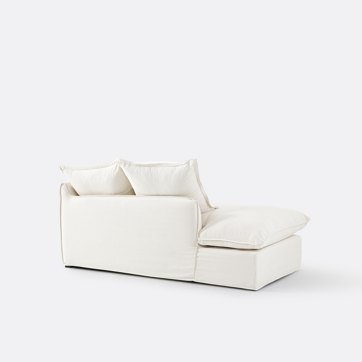 LA REDOUTE INTERIORS<br>Poltrona esquerda em poliéster mesclado, Odna
