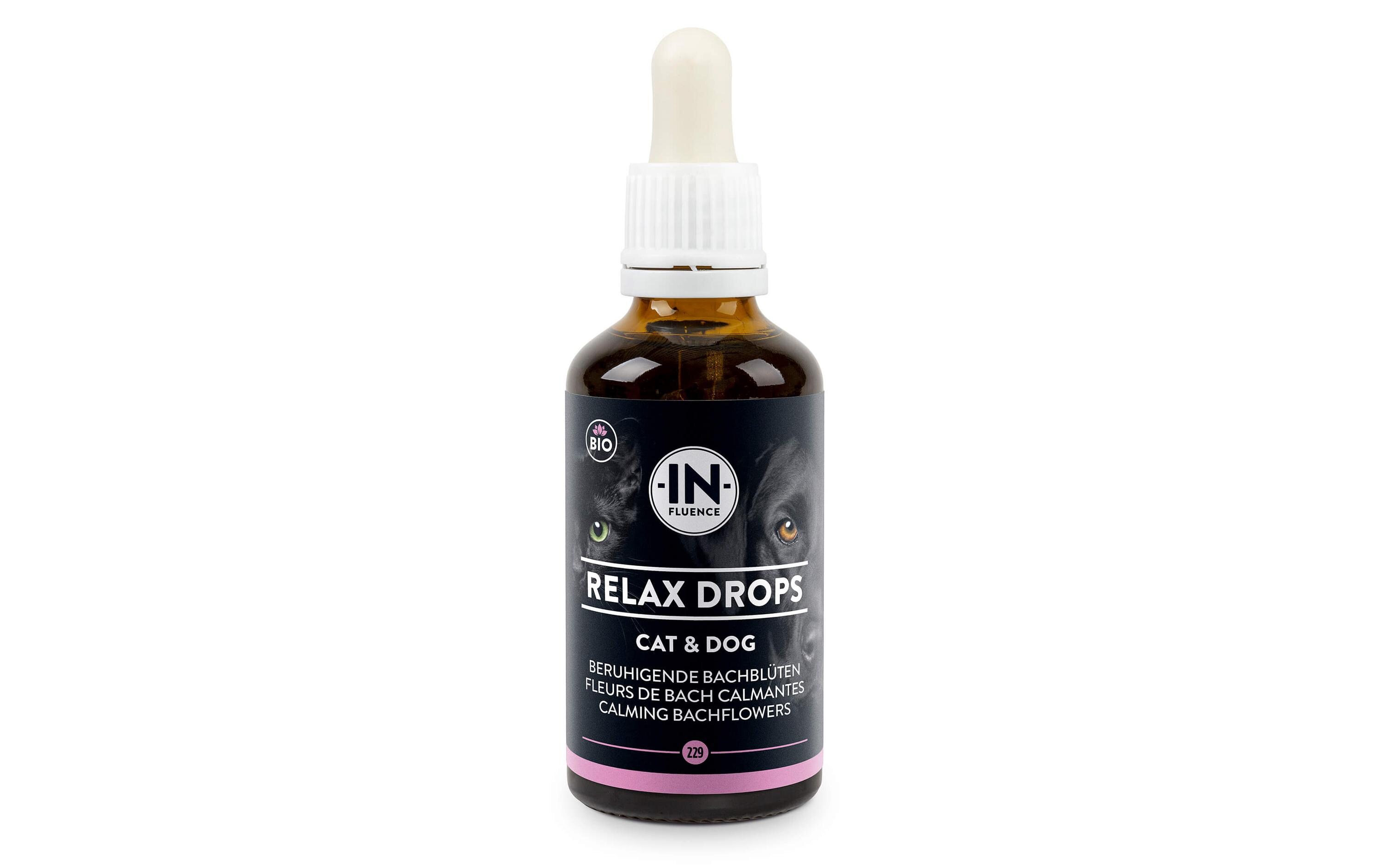 Bachblüten Relax Drops 50 mlBeruhigende Bachblüten für Hunde & Katzen