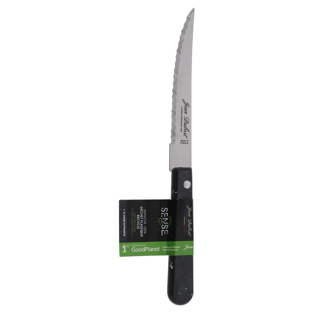 Couteau à steak 12 cm Sense noir Jean Dubost