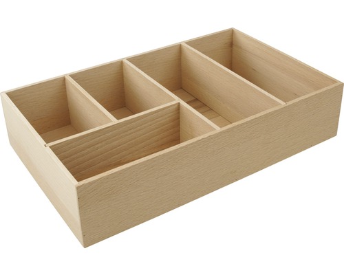 Ladekast, beukenhout, 20x7x32 cm, 86891