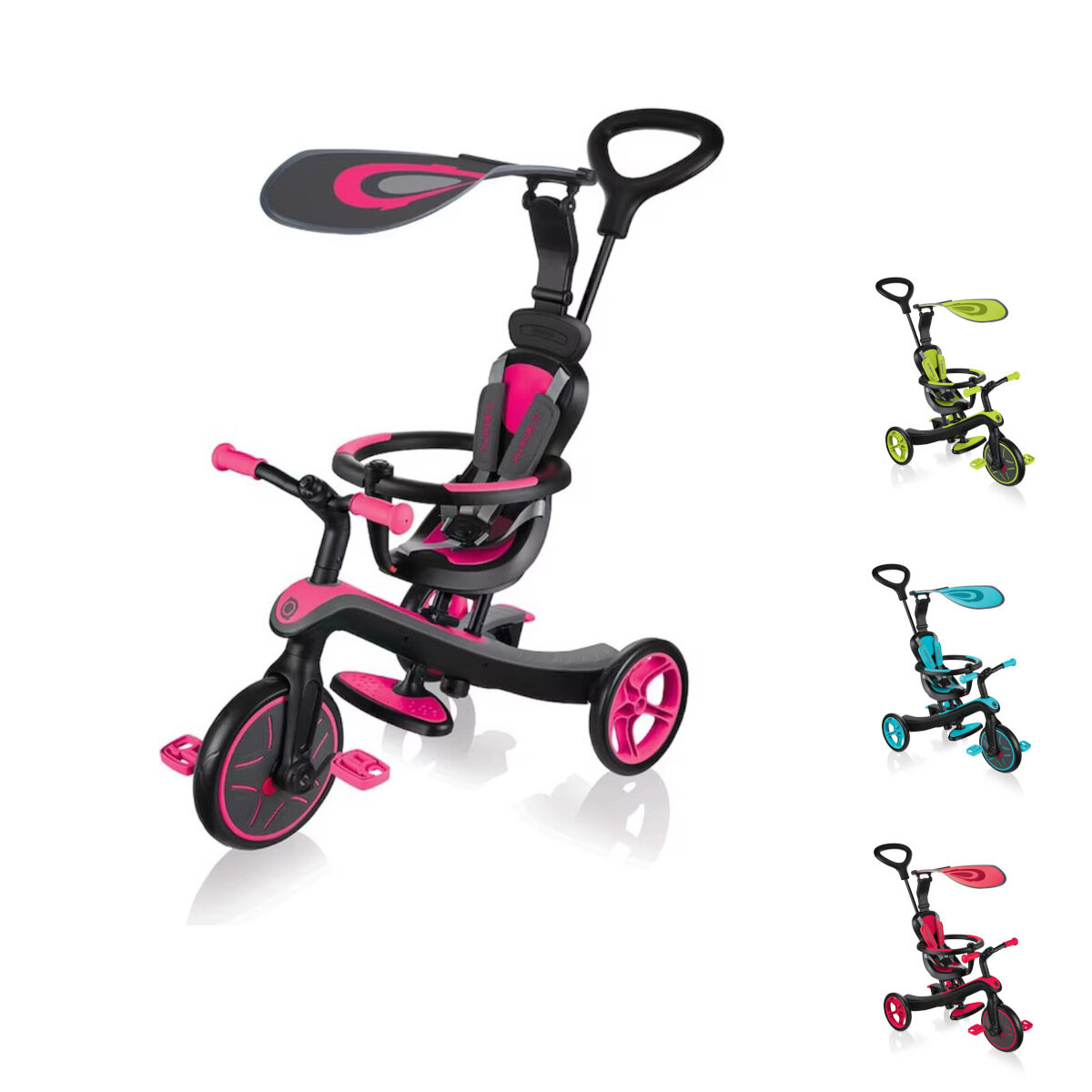 Authentic Sports & Toys Authentic Sports Dreirad Globber Trike Explorer 4 in 1