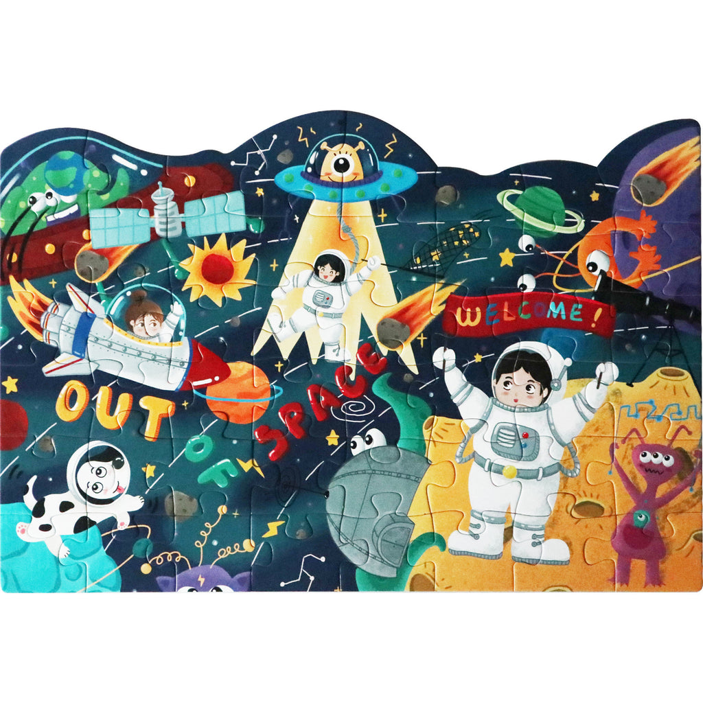 Puzzles Mundo Fadas / Circo Divertido / Viagem Espaço Sortido