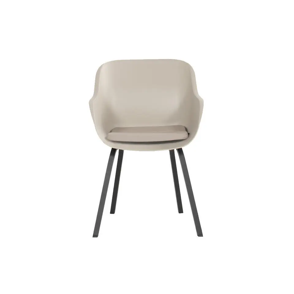 Hartman Le Soleil Element dining armstoel - Soft Taupe/Black - 2 st.