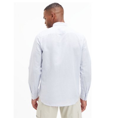 Chemise à manches longues homme Linen Cotton Regular CALVIN KLEIN