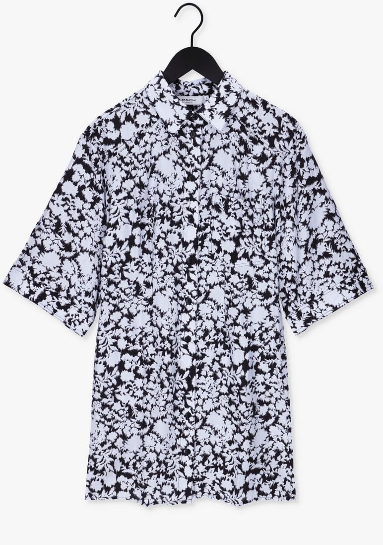 MSCH COPENHAGEN witte msch copenhagen mini jurk della ladonna 3/4 dress