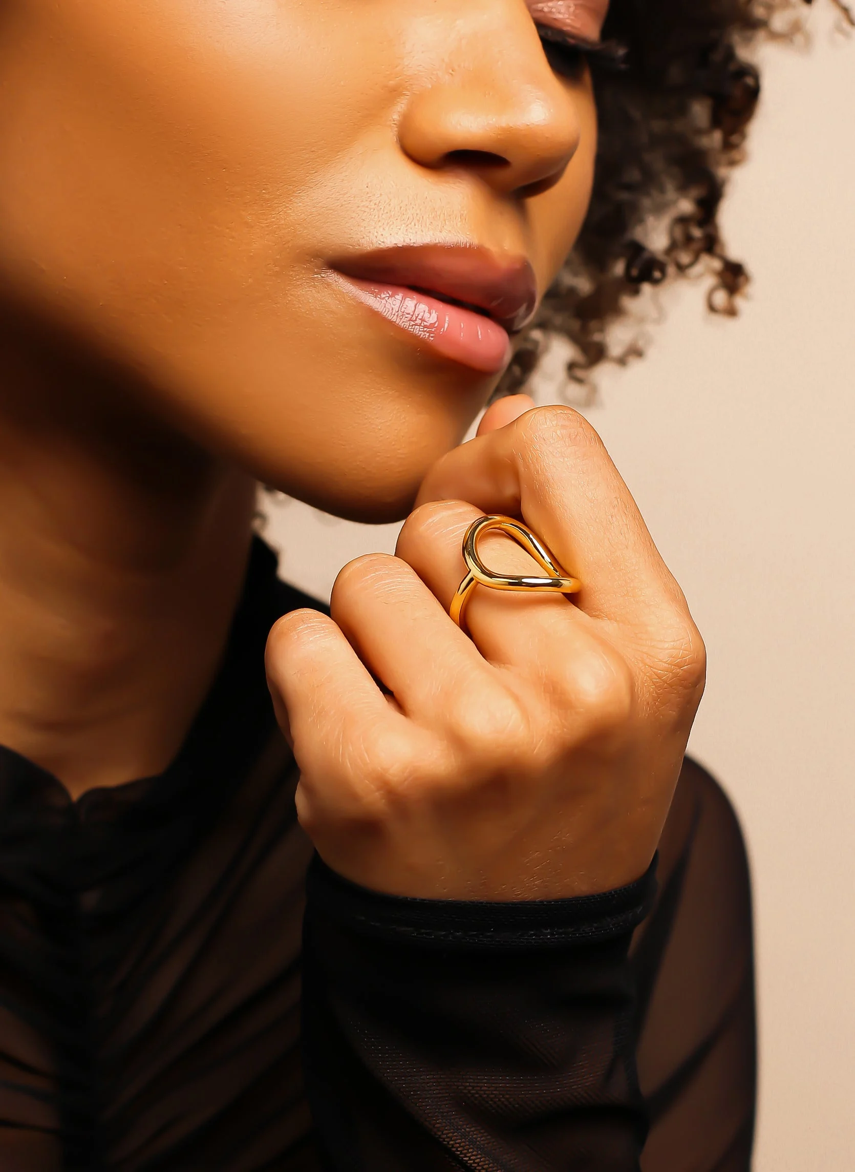 VICTORIA - Bague fine victoria | Doré