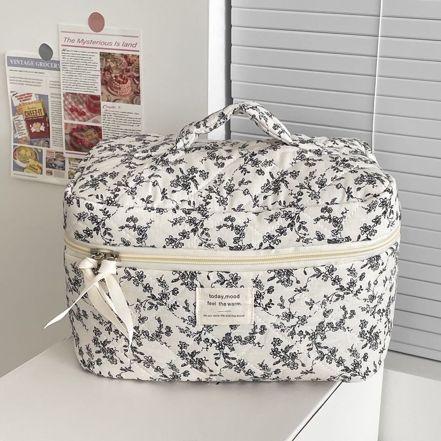 ZenlyHabit - Cartoon Paneel Stoffen Make-up Tas / Etui (Diverse Ontwerpen)