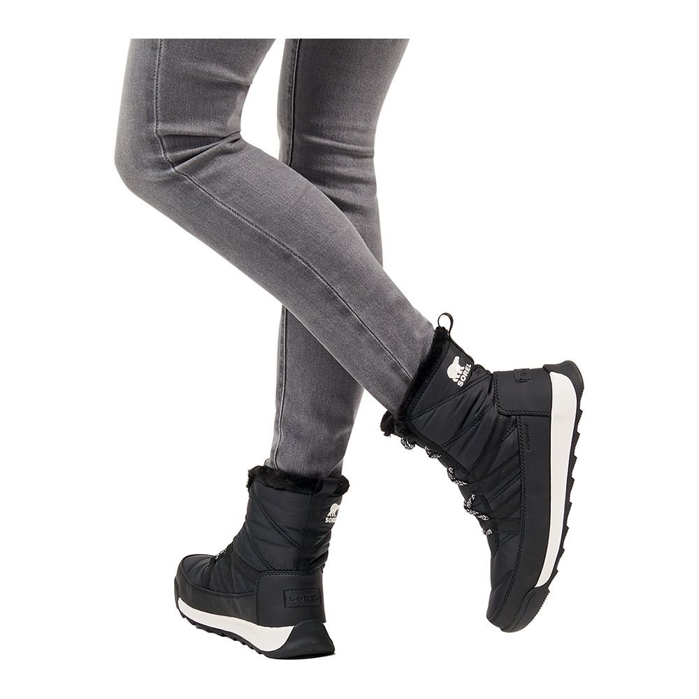 Sorel WHITNEY II SHORT LACE WP - Après-ski Femme black