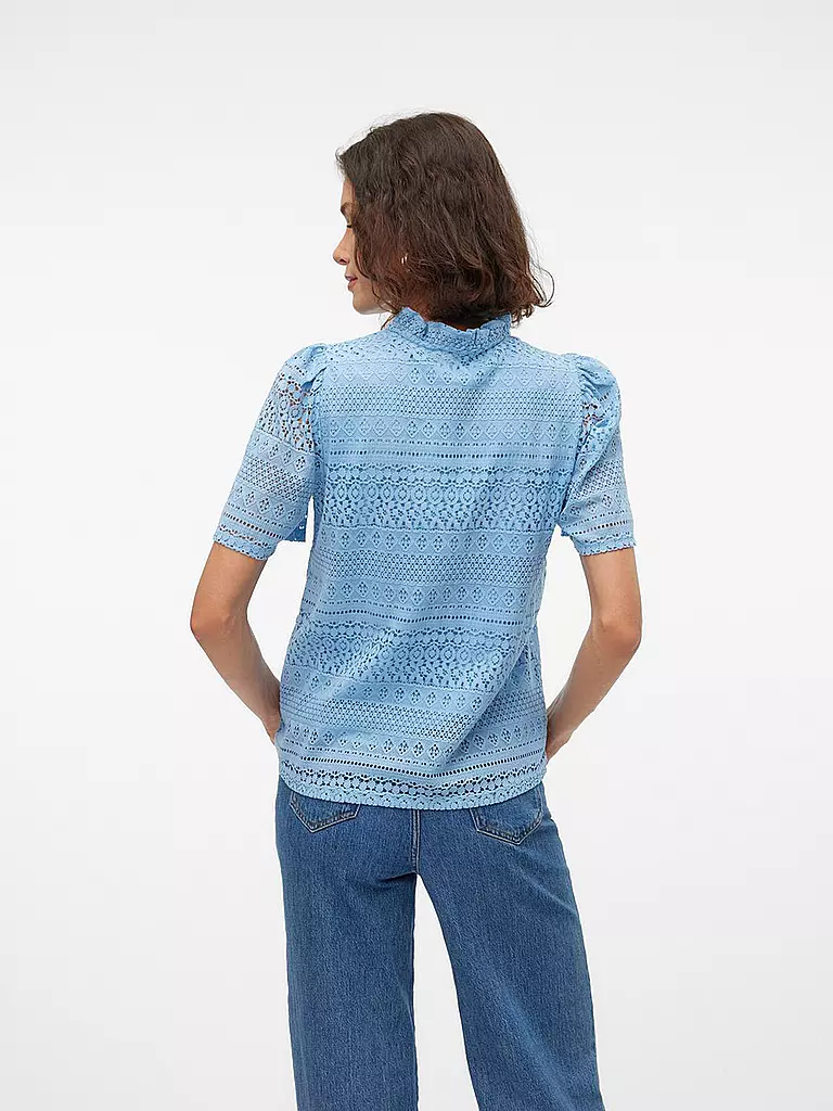 VERO MODA Bluse VMHONEY blau