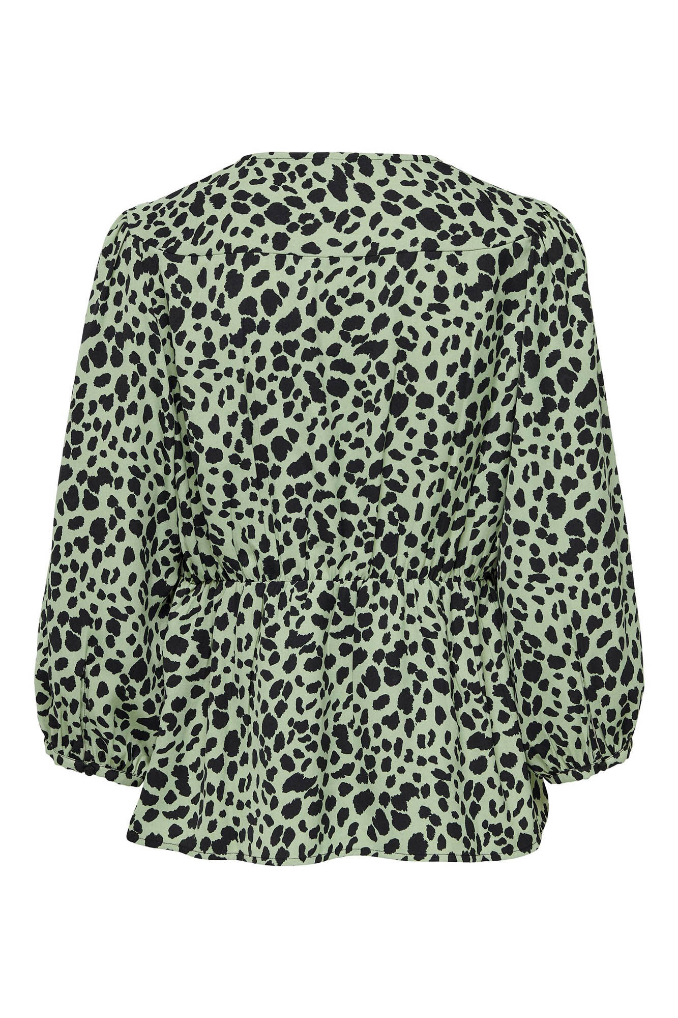 Blusa envelope com mangas 3/4