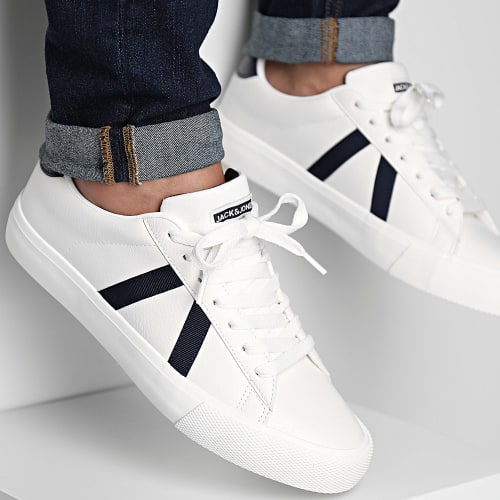 Baskets Freeman 12230427 Bright White Navy Blaze