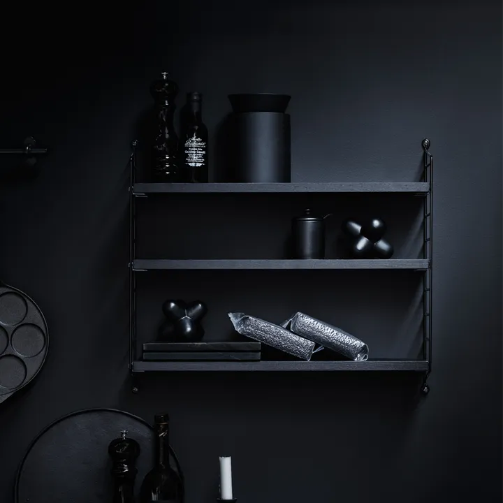 String Furniture Etagère Pocket - Noir | Noir