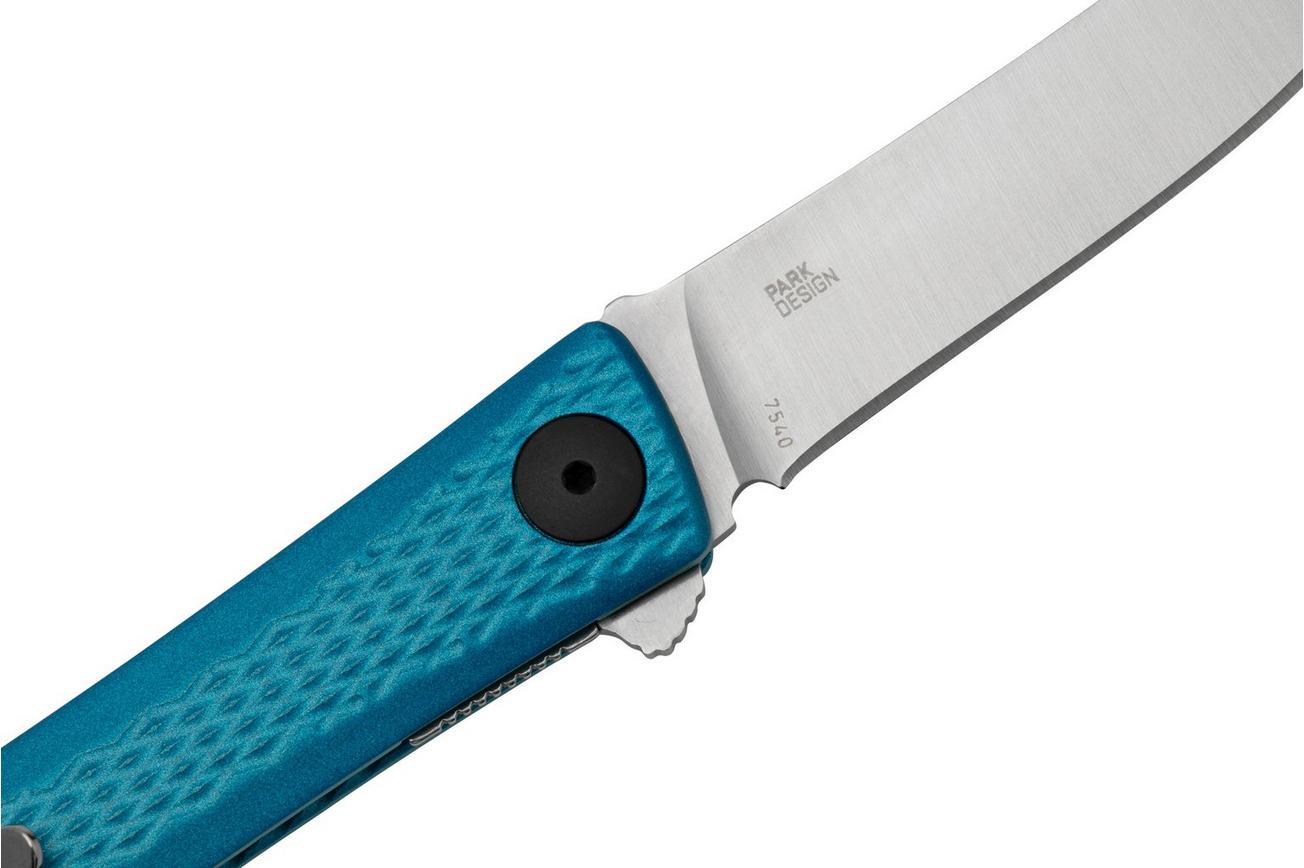 CRKT Kalbi 7540 Blue, Satin Blade, zakmes, Jeff Park design
