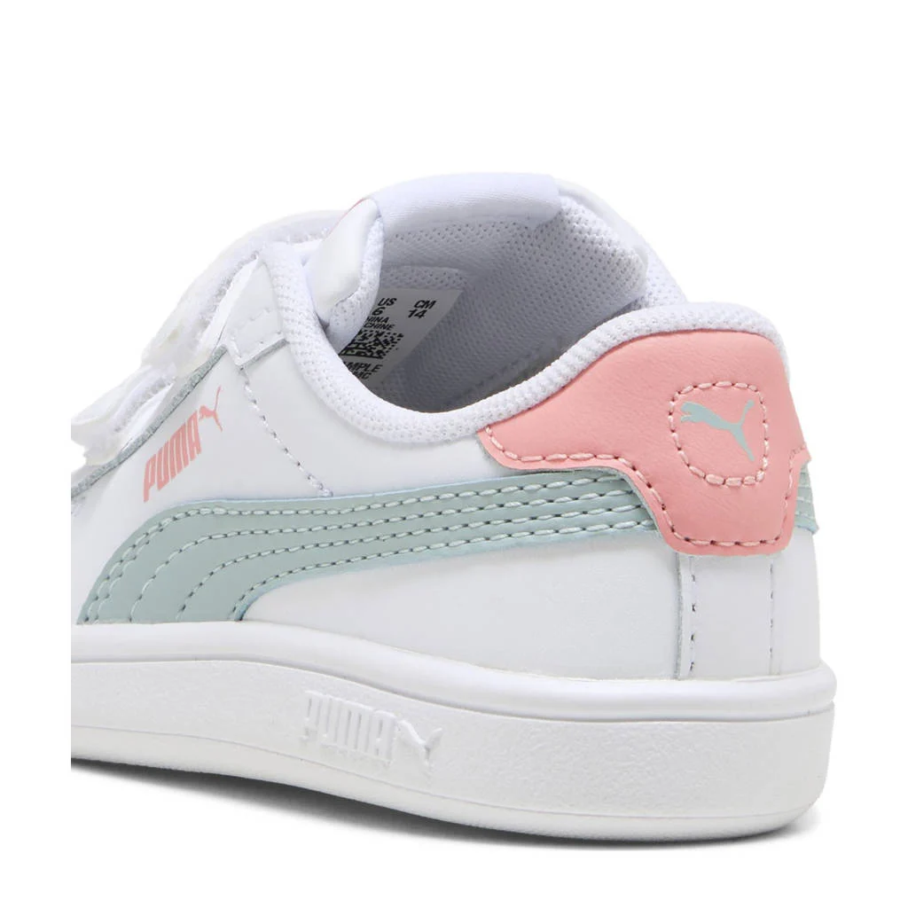 Puma Smash 3.0 L Vsneakers wit/mintgroen/roze