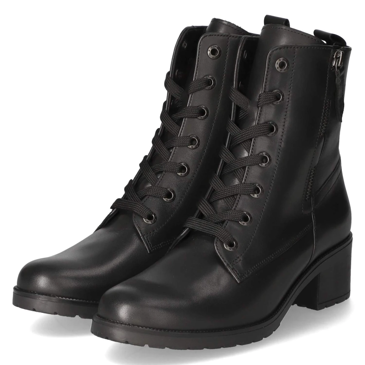 GaborSchnürstiefeletten - schwarz (Micro)