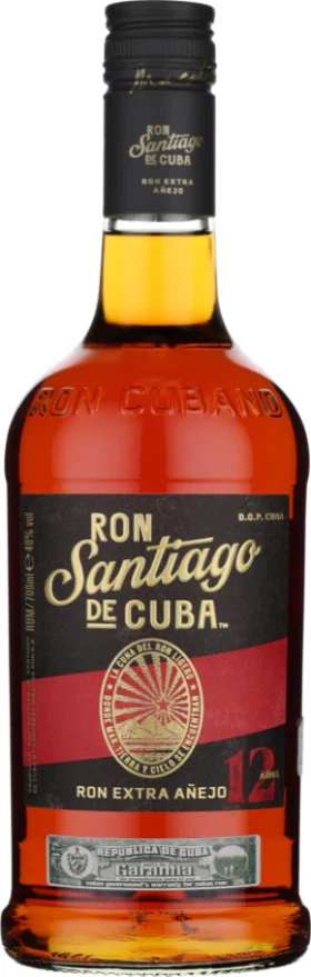SANTIAGO DE CUBA 12ANOS EXTRA ANEJO 70CL