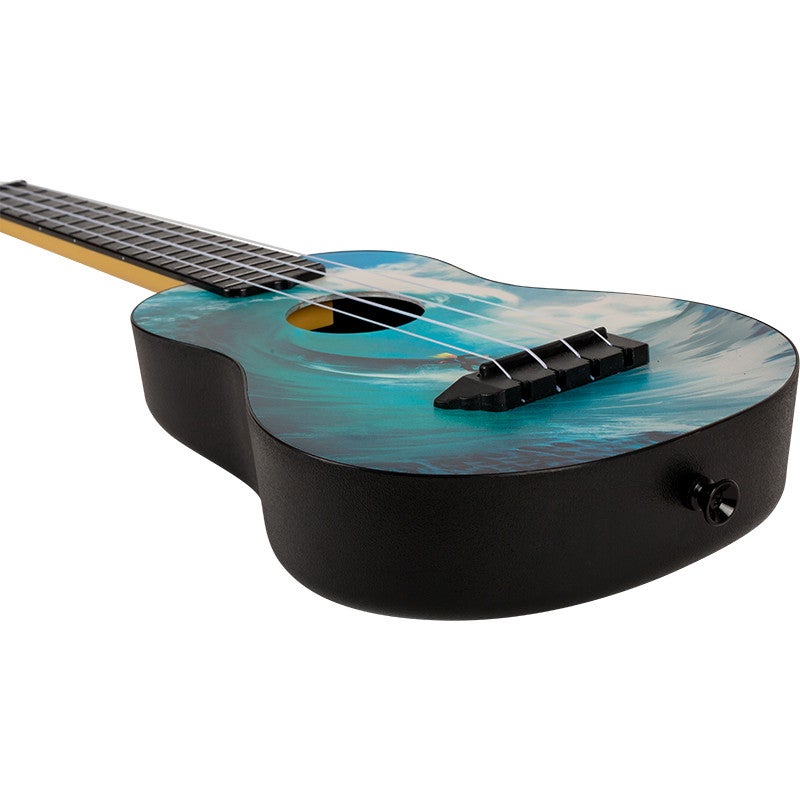 Flight Travel Series TUSL25 Surf Concert Scale sopraan ukelele met gigbag