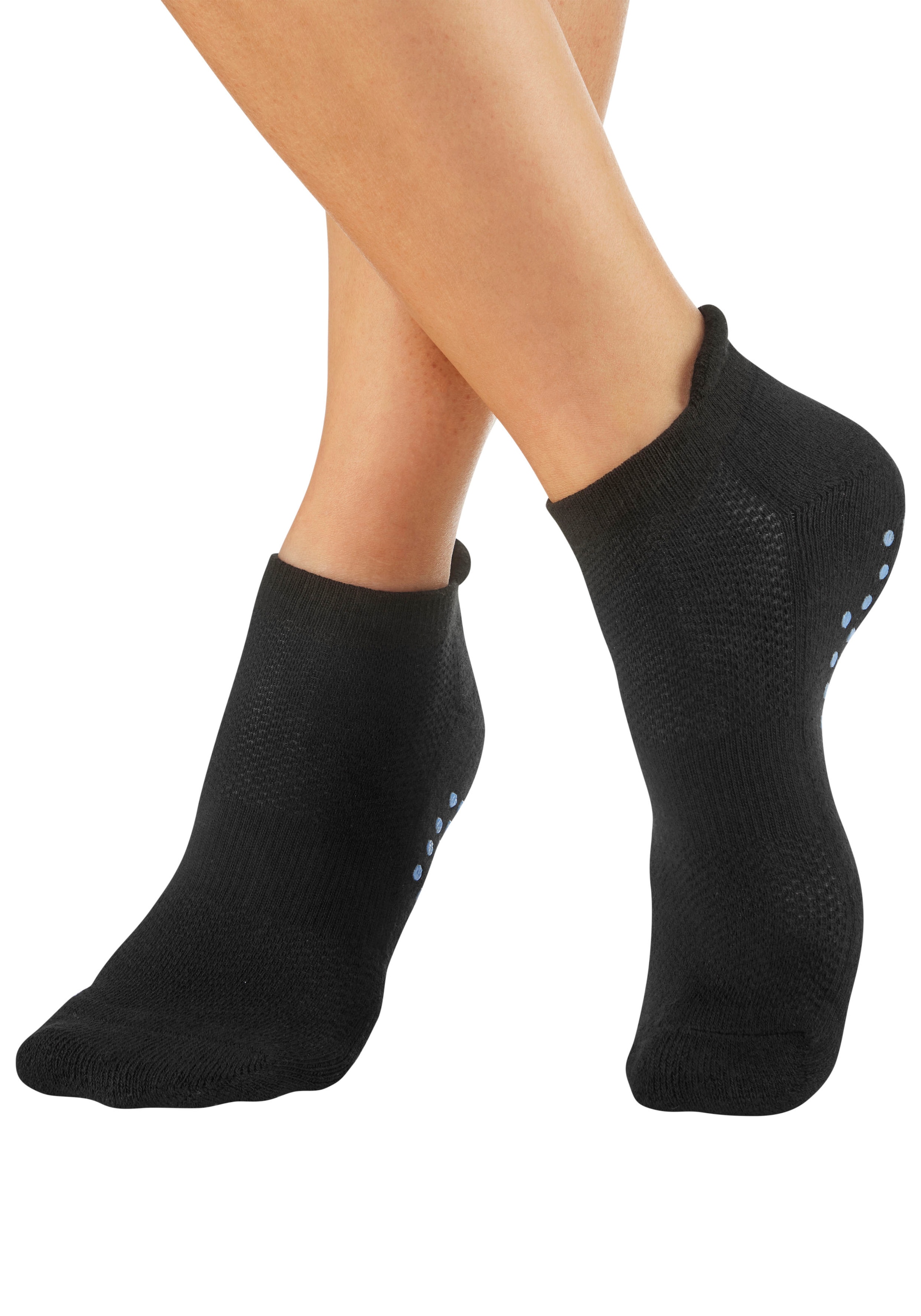 Lavana ABS-Socken Packung, 3 Stk. tlg. mit farbigen Noppen
