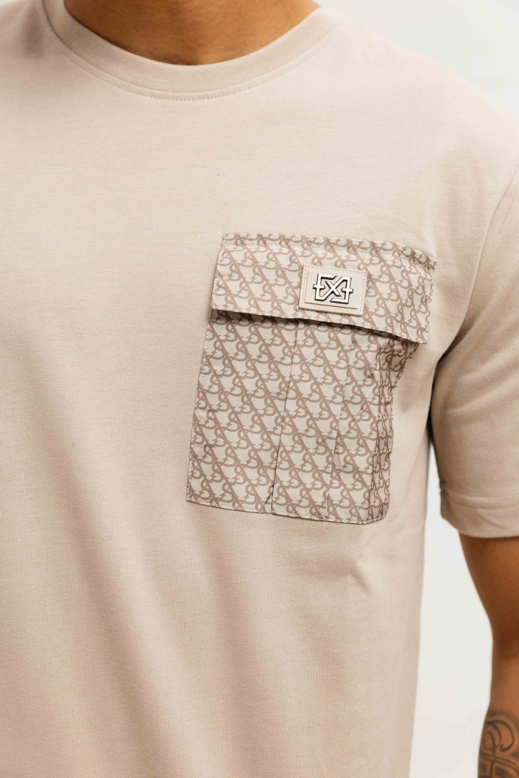 XPLCT Shade T-Shirt Heren Beige
