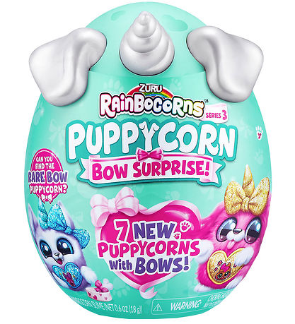 Rainbocorns Surprise - 7 Teile - 18 cm - Puppycorn Bow