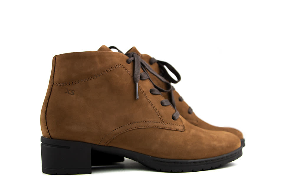 Hartjes Veterboots Cognac City Hip Boot Nuss
