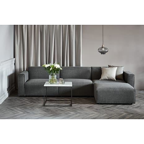 GRO modulsofa med chaiselong - antracit
