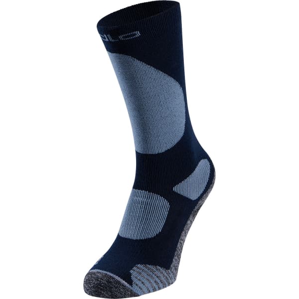 Chaussette ski de fond ODLO ACTIVE WARM ELEMENT KIDS SOCKS OVER CALF DARK SAPPHIRE - PROVINCIAL BLUE