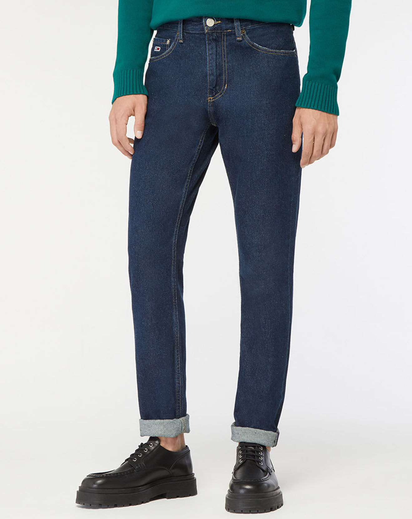 Tommy Jeans Jean slim Scanton bleu foncé