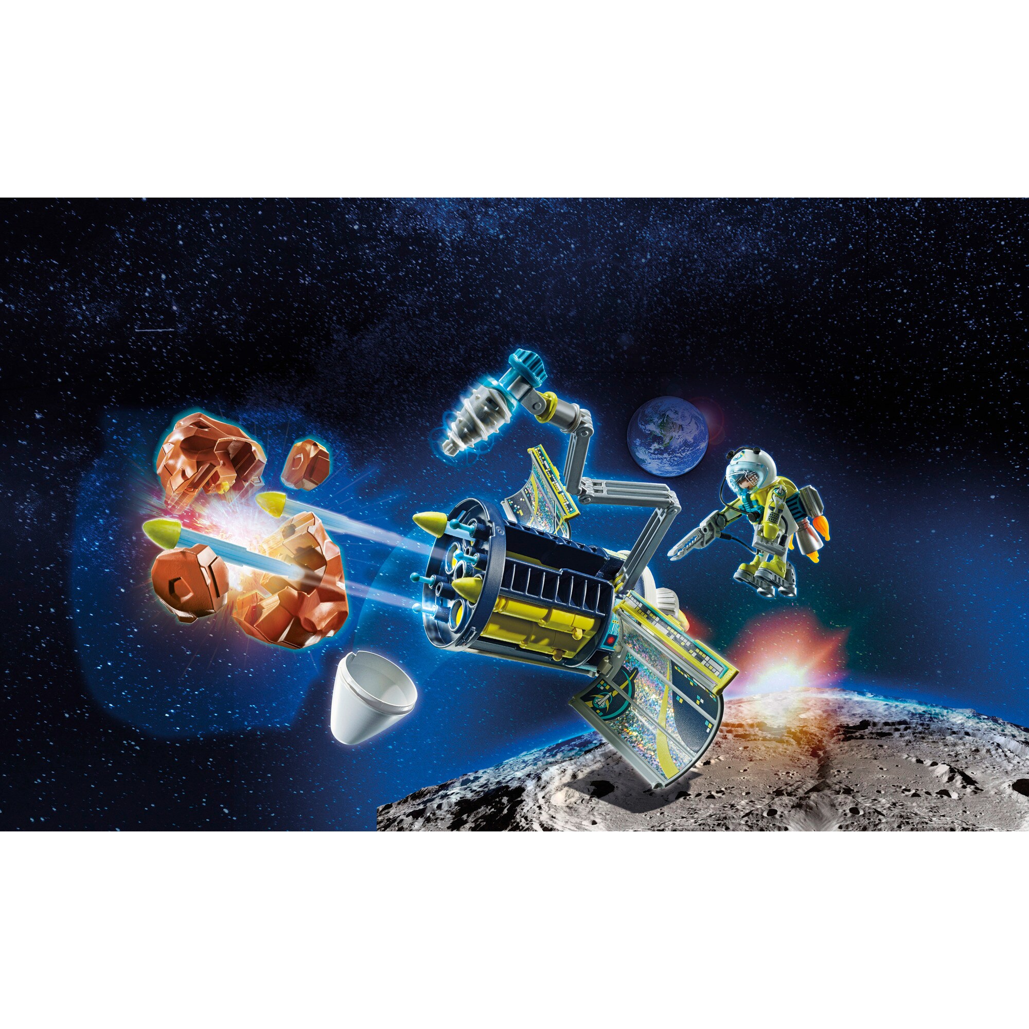 PLAYMOBIL Konstruktionsspielzeug Space Meteoroiden-Zerstörer