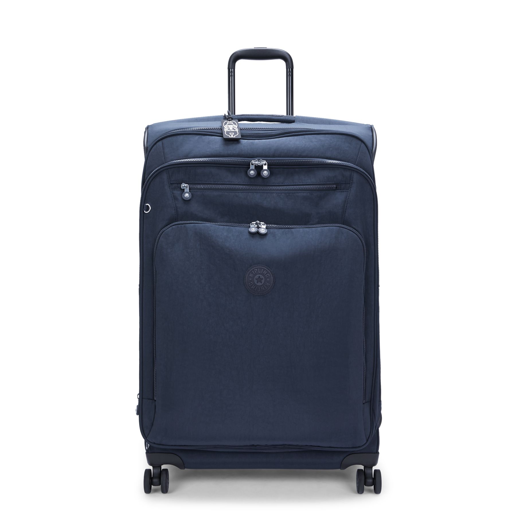 YOURI SPIN L Grande Valise Extensible à Roulettes avec Poignée Télescopique - Blue Bleu 2