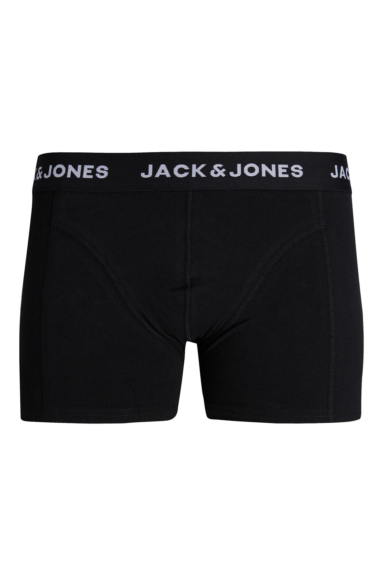 Pacote com 3 cuecas boxer com logotipo.