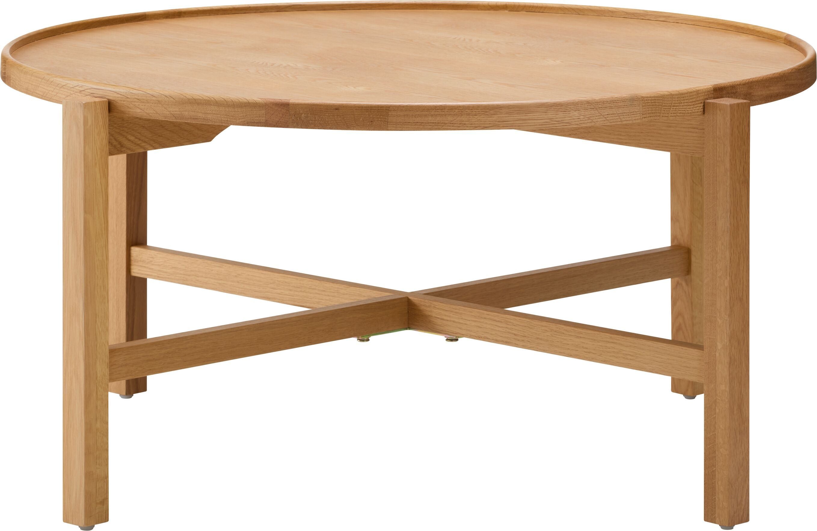 MEREDITH Salontisch - Eiche / B: 87.0 cm x T: 87.0 cm x H: 40.0 cm