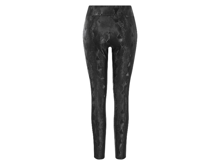 Dames legging in lederlook