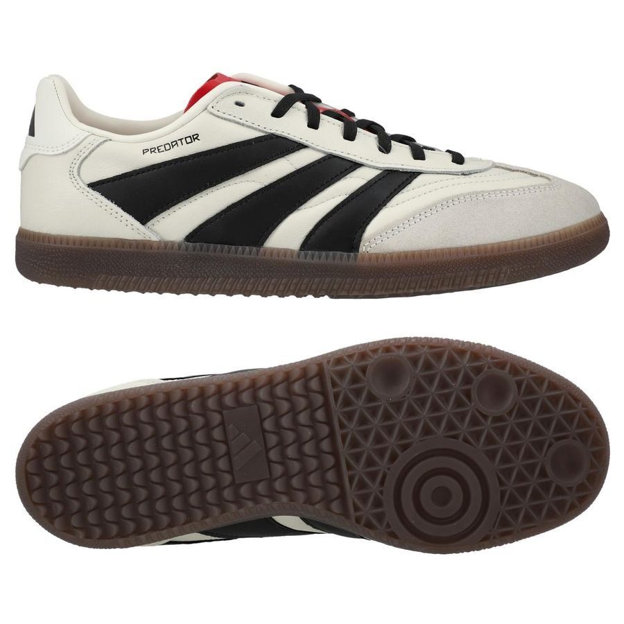 adidas Predator Freestyle IN Champagne - Blanc/Noir/Pure Ruby