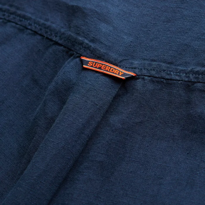 Superdry Vacation Linen SS Overhemd Heren