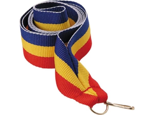 Victoria Sport Ribbon 22 mm - blå-gul-rød