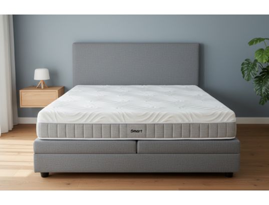 CONCEPT1 - Matelas  90 x 200 Smart 0920, Mousse HR40 kg/m3 + 9 cm Visco, 24 cm