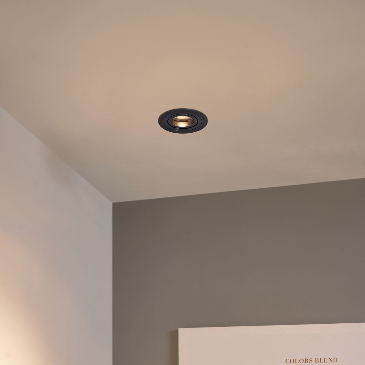 Moderne inbouwspot gunmetal GU10 50mm rond kantelbaar - Rondoo